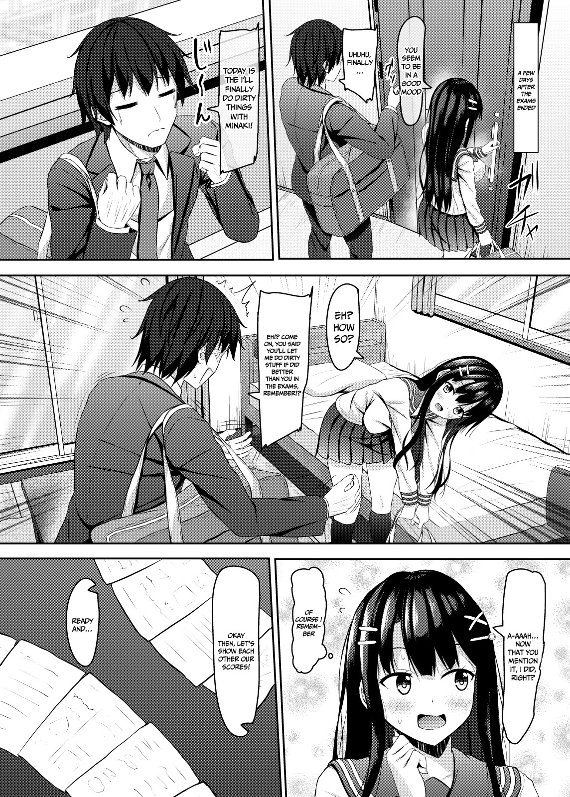 Hentai Manga Comic-The First of an Embarrassed Highschool Girl Blessed With Both Brains and Beauty-Read-7